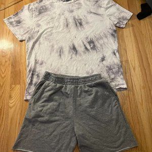 Grey Baggy 2 Piece Set for all genders